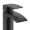 NES Home Libra Basin Mixer Tall Tap & Waste Black Matte 3