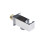 NES Home Square Chrome Wall Outlet Elbow Hose Connector & Shower Handset Holder 3