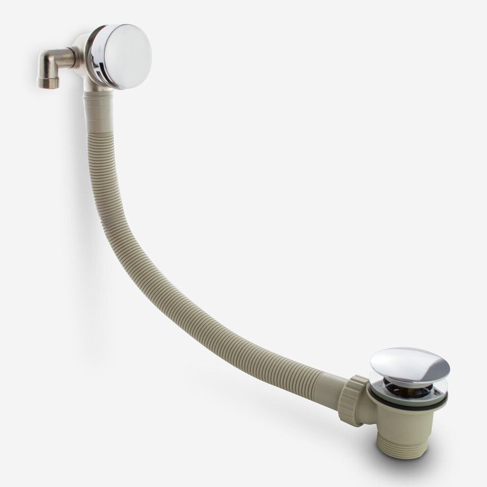 Bath Filler & Sprung Waste & Overflow 5060920921514