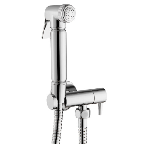 NES Home Luxury Douche Kit with Integrated Shut Off Valve & Holder 2