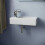 NES Home Tulla 375 x 185mm Small Cloakroom Rectangle Wall Hung Basin Sink 2