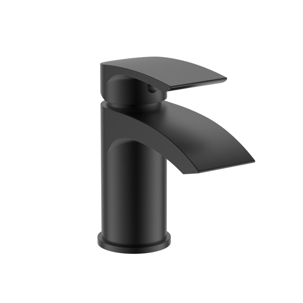 Vago Cloakroom Basin Mono Mixer Black Matt Tap