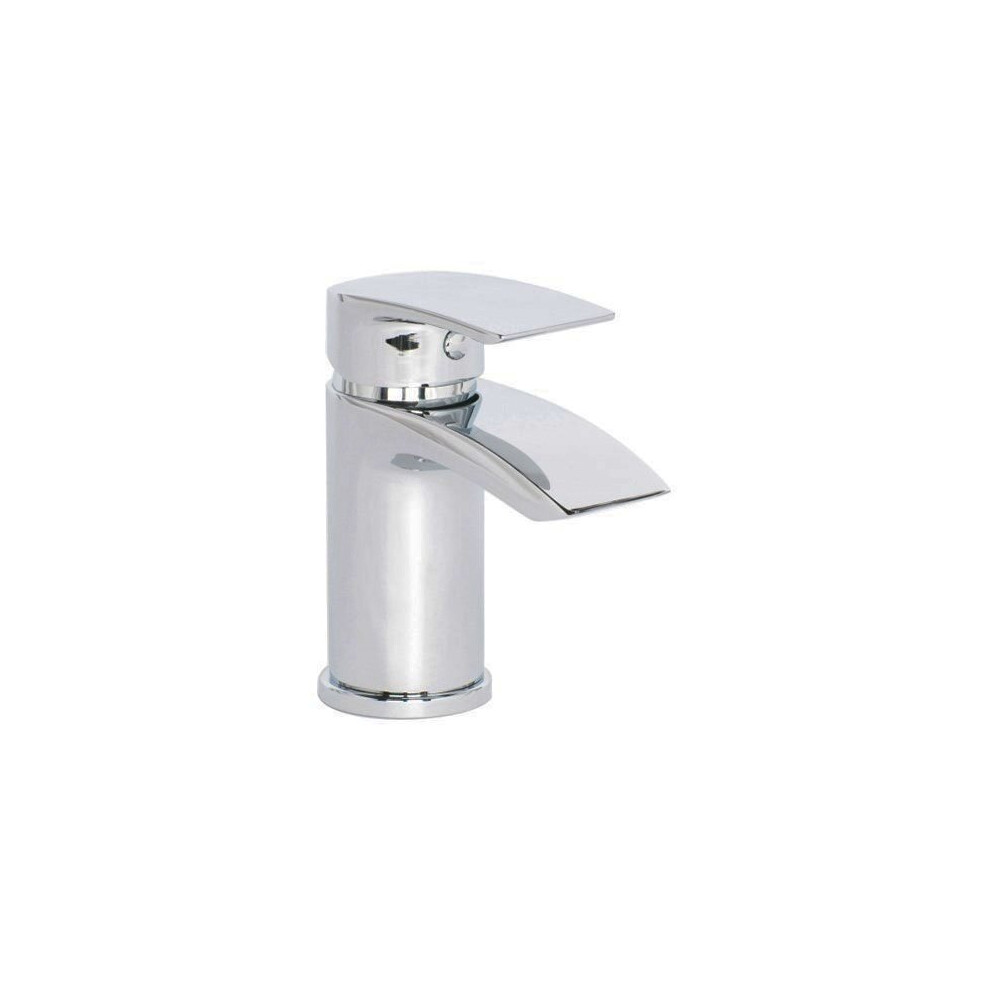 Libra Waterfall Basin Mono Mixer Tap & Waste Chrome