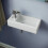 NES Home Tulla 375 x 185mm Small Cloakroom Rectangle Wall Hung Basin Sink 4