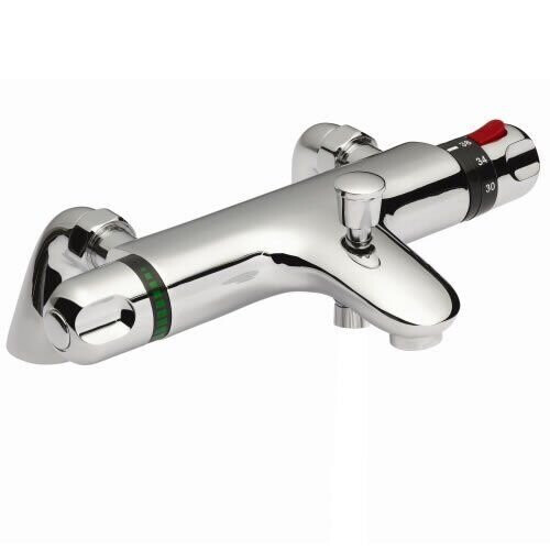 NES Home Winstead Deck Mounted Thermostatic Bath Shower Mixer Tap 2