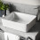 NES Home Leven Cloakroom Rectangle Counter Top Basin Bowl 1