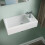NES Home Tulla 455 x 250mm Large Rectangle Wall Hung Cloakroom Basin Sink 4