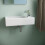 NES Home Tulla 455 x 250mm Large Rectangle Wall Hung Cloakroom Basin Sink 5