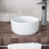NES Home Etive 310mm Cloakroom Round Counter Top Basin Bowl 3
