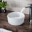 NES Home Etive 310mm Cloakroom Round Counter Top Basin Bowl 1