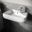 NES Home Tulla 455 x 275mm Rectangle Cloakroom Wall Hung Basin Sink 2