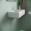 NES Home Tulla 455 x 250mm Large Rectangle Wall Hung Cloakroom Basin Sink 3