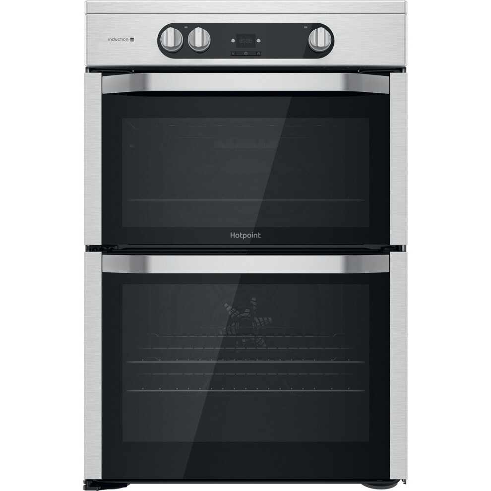 Hotpoint HDM67I9H2CX/UK Electric Cooker with Induction Hob - Silver