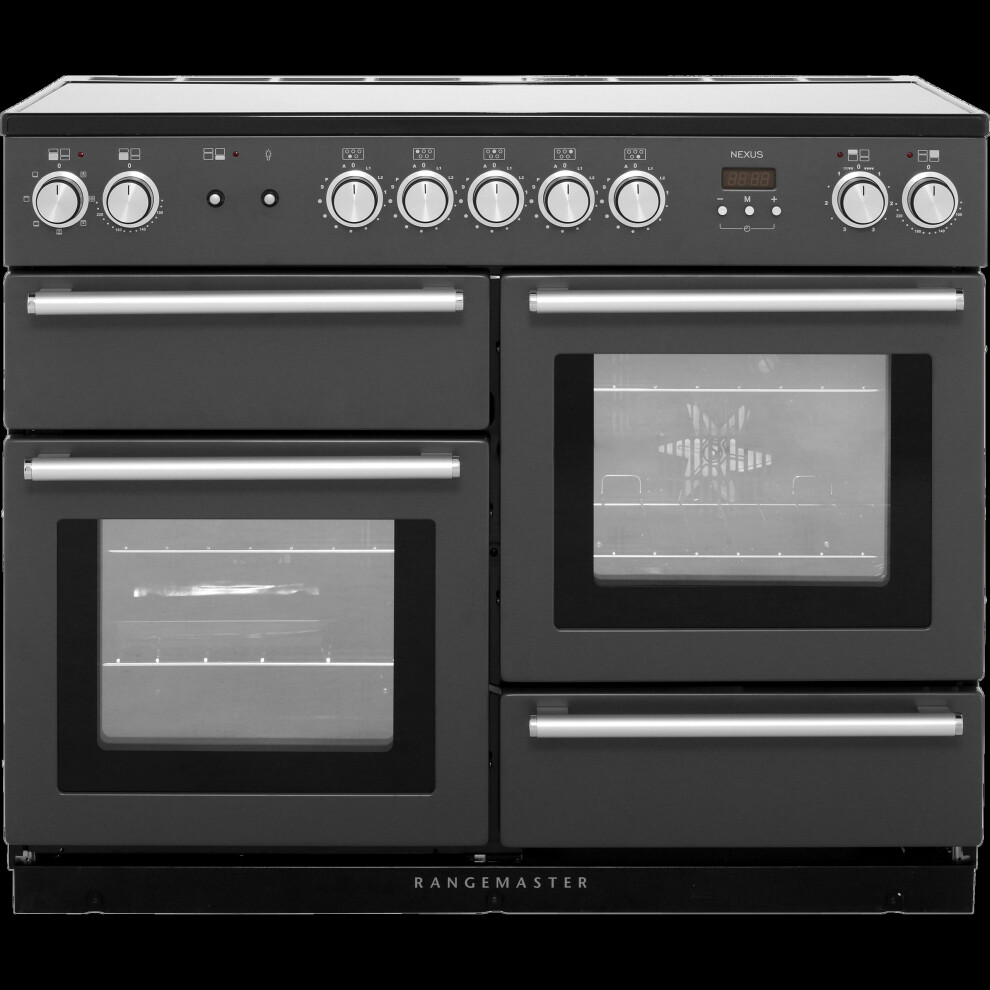 Rangemaster Nexus Nex110eisl/C 110Cm Electric Range Cooker With Induction Hob - Slate