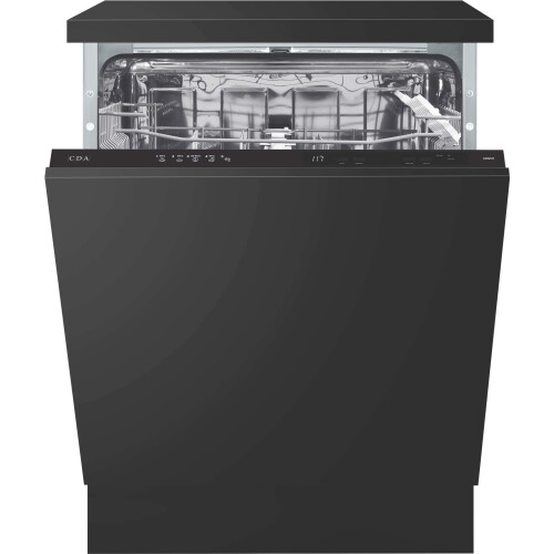 CDA CDA CDI6121 Fully Integrated Standard Dishwasher - Black Control Panel