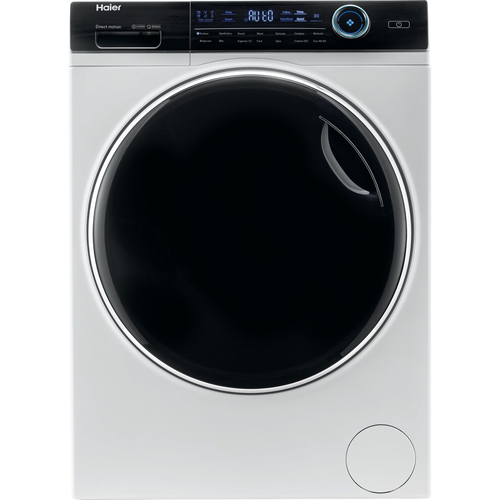 Haier i-Pro series 7 HW80-B14979 8Kg Washing Machine with 1400 rpm - White