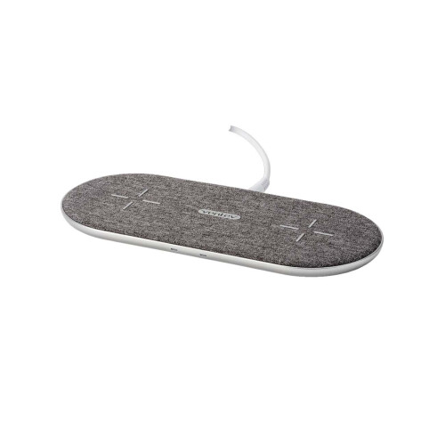 Ventev 10W Chargepad duo Qi Fast Wireless Pad EU 2 Pin Plug 2