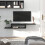 Homcom HOMCOM Wall Mounted Media Console Floating TV Stand with Shelf Black 9