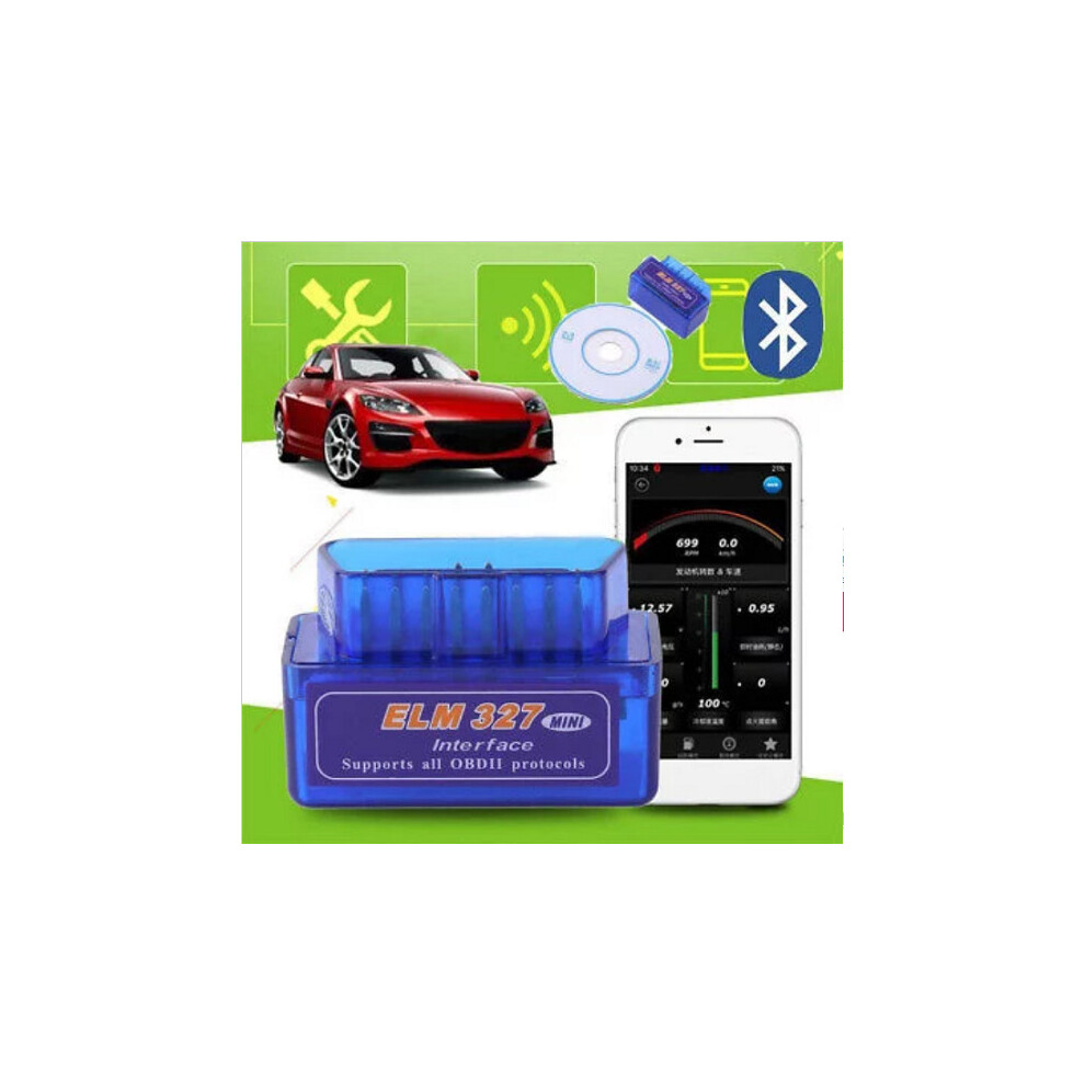 Elm327 V2.1 Obd2 Can-Bus Obdii Bluetooth Car Auto Diagnostic Interface Scanner 634702588100
