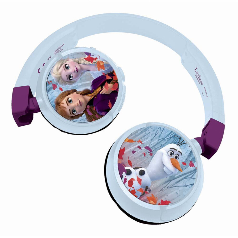 Lexibook HPBT010FZ Disney Frozen II Bluetooth & Wired Foldable Headphones