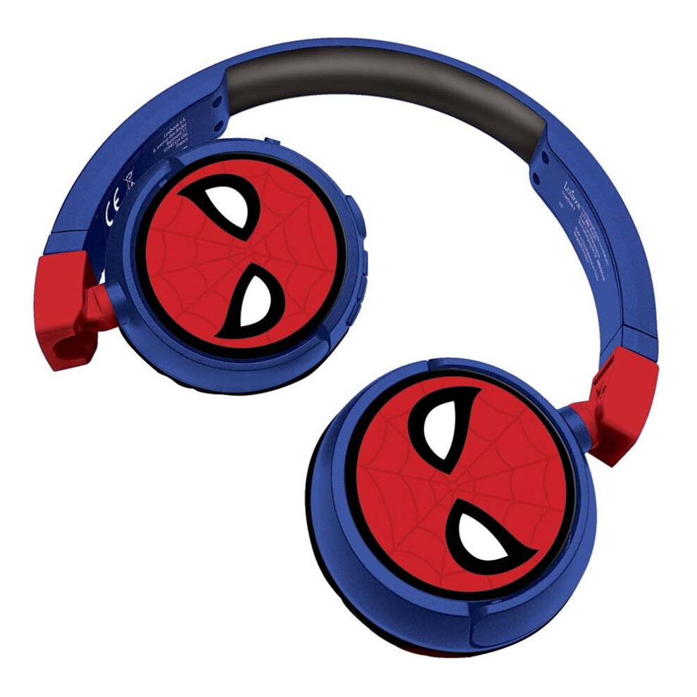 Lexibook HPBT010SP Spider-Man Bluetooth & Wired Foldable Headphones