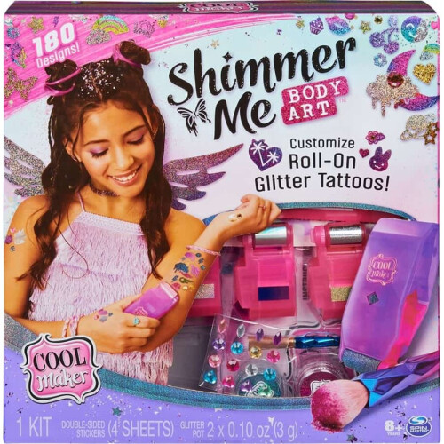 Spin Master Spin Master Cool Maker Shimmer Me Body Art with Roller Multicolour