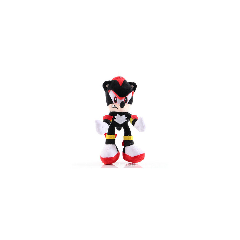 (Shadow 45Cm) Sonic The Hedgehog Plush Doll Knuckles Tails Kids Gift Blue/Grey/Red