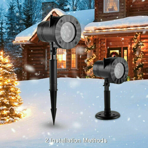 Xmas Halloween Projector Lights 12 Replaceable Lens Led Landscape Lamp 2
