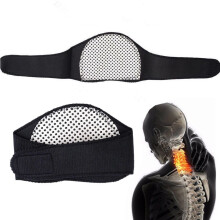Z7349: 2Pcs Tourmaline Self-Heating Neck Protector & Magnetic Therapy Wrap