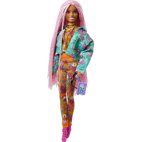 Barbie Barbie Extra Pink Braids Doll 1