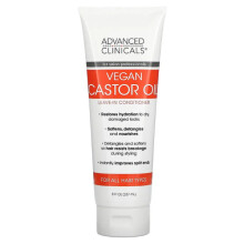 Advanced Clinicals, Vegan Castor Oil, Leave-In Conditioner, 237ml