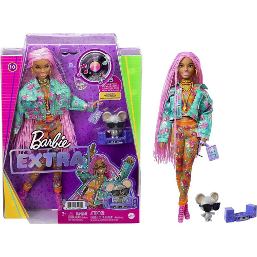 Barbie Barbie Extra Pink Braids Doll