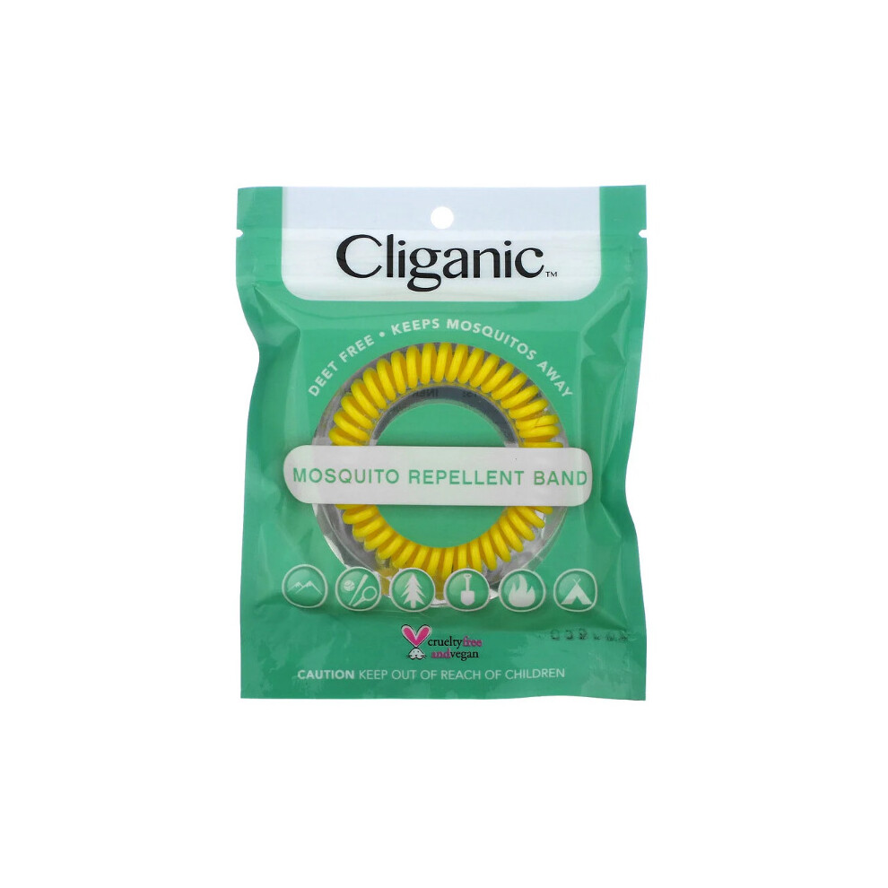 Cliganic, Mosquito Repellent Bracelet, 10 Pack