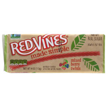 Red Vines, Licorice Tray, Gemaakt Eenvoudig, Gemengde Vrucht Twist, 4 oz (113 g)