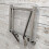 Wall Mounted Clear Shower Seat Folding Solid Plastic Bathroom 5
