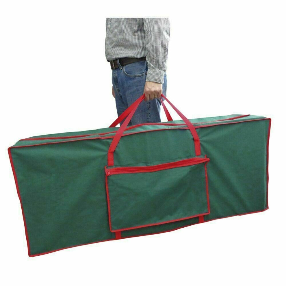 GEEZY Large Xmas Tree Storage Bag For Christmas Tree Decoration Zip Up Bag, 125cm