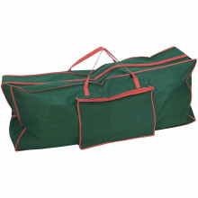 The Magic Toy Shop Christmas Tree Bag Storage Sack with Handles Zips Side Pocket Xmas Decoration