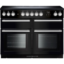 Rangemaster Nexus SE NEXSE110EIBL/C 110cm Electric Range Cooker with Induction Hob - Black / Chrome