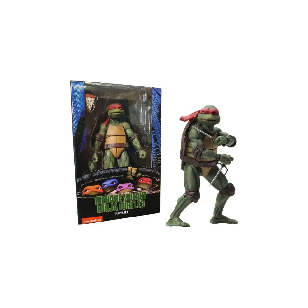 (Raphael) NECA Teenage Mutant Ninja Turtles 1990 Movie TMNT Action Figure Gift