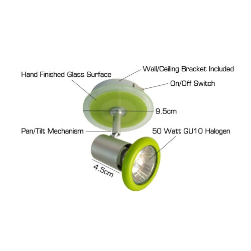 Philips Philips Massive 54430/33/10 50W Foxy Indoor Halogen Wall Spot Light 1