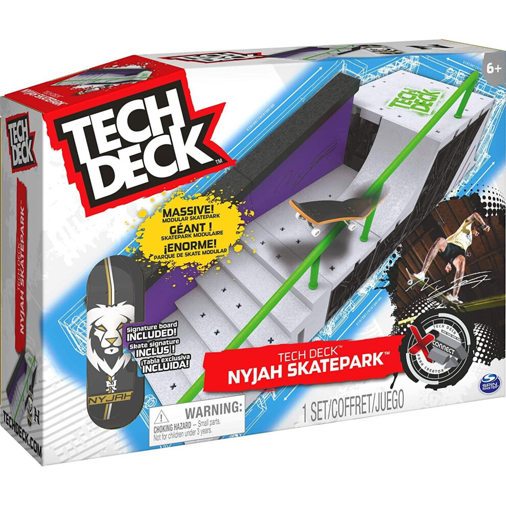 Tech Deck Nyjah Skatepark X-Connect Park Creator Ramp Set