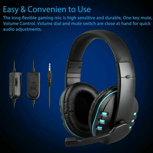 Auriculares con cable Gaming Stereo Para PS4/ XBOX-ONE/ PC 2