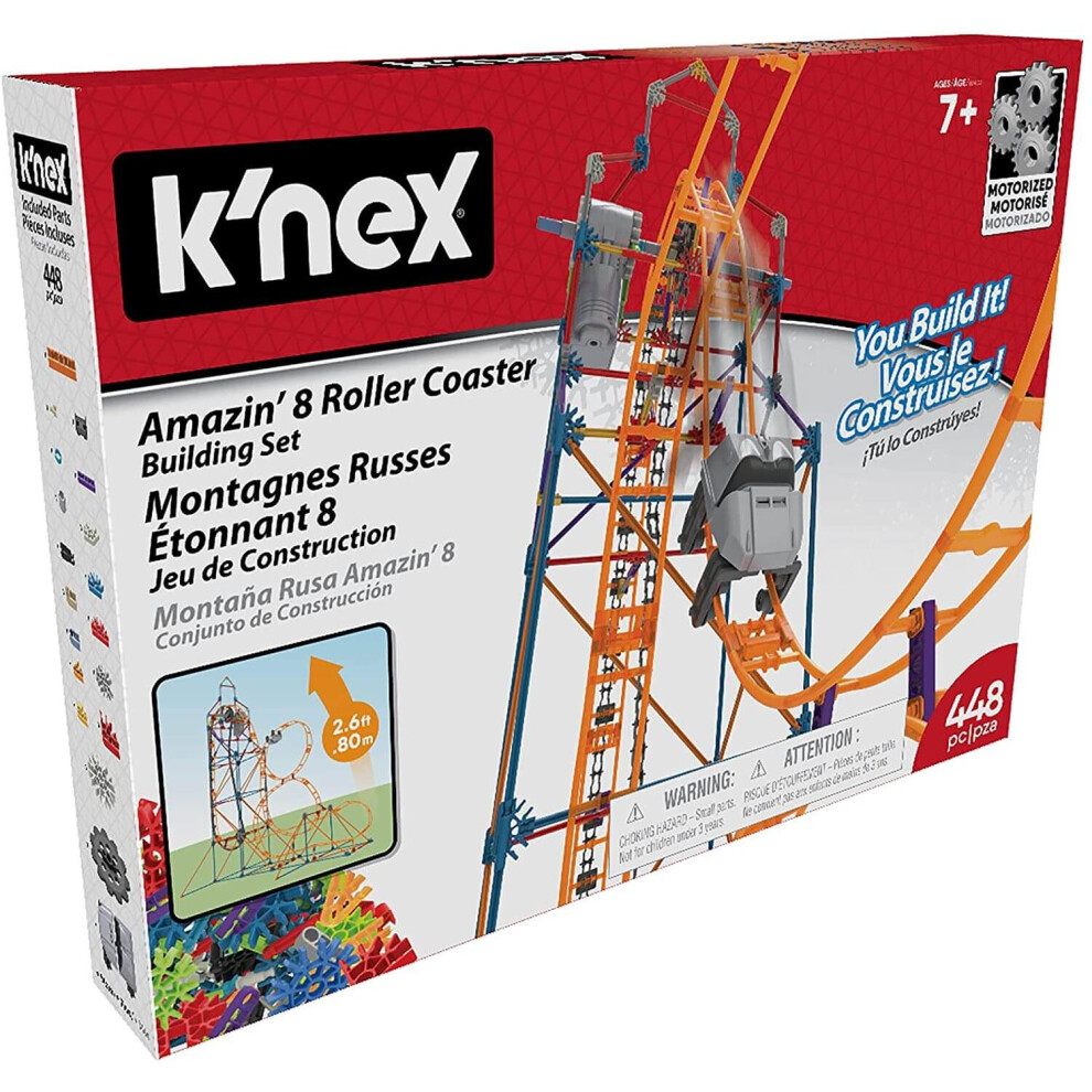 K'nex Amazin' 8 Roller Coaster Building Set