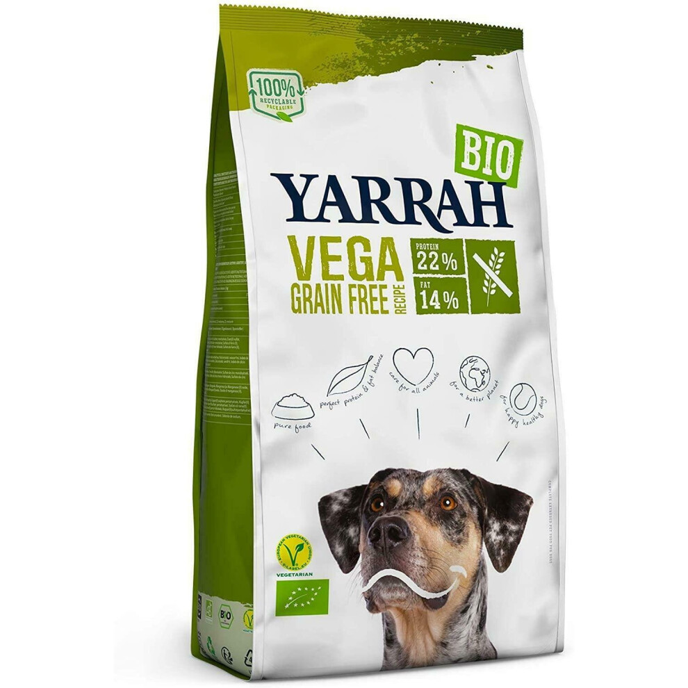 Yarrah Organic Dog Bio Grain Free Vegetarian/Vegan 2kg Dog Food