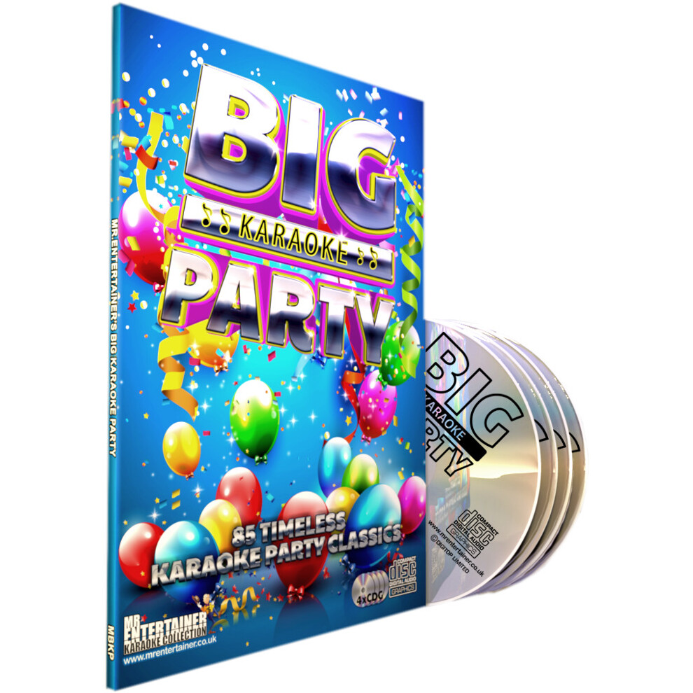 Big Karaoke Party CDG Disc Pack