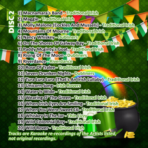 Big Karaoke Hits of Irish CDG Disc Pack 2
