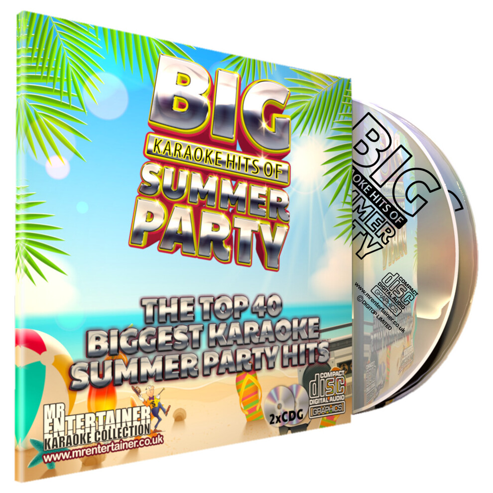 Big Karaoke Hits of Summer Party CDG Disc Pack