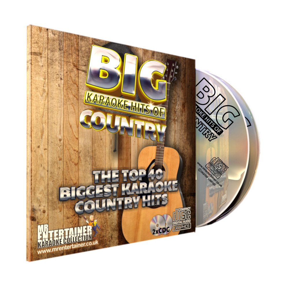 Mr Entertainer's Karaoke Collection Big Karaoke Hits Of Country Cdg Disc Pack