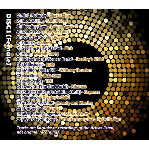 Big Karaoke Hits of R&B CDG Disc Pack 1