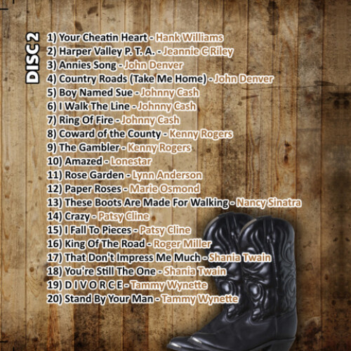 Big Karaoke Hits of Country CDG Disc Pack 2